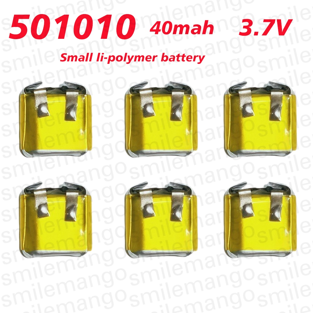 Smartwatch Headset - 501010 Battery 3.7V 40mAh Lipo Rechargeable