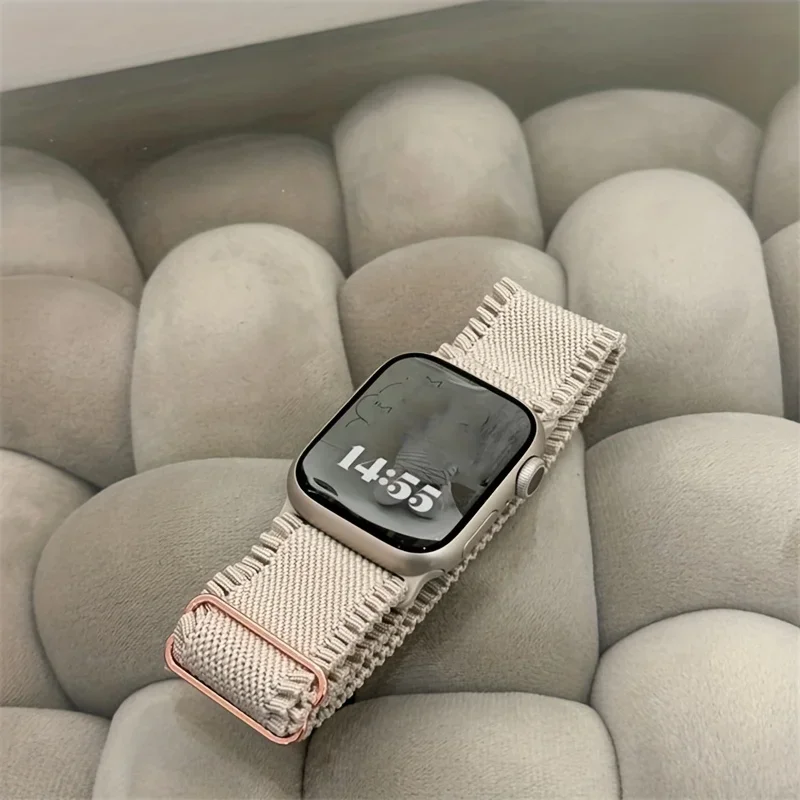 Solo Loop Strap - Woman Lace Elastic Nylon Band Compatible
