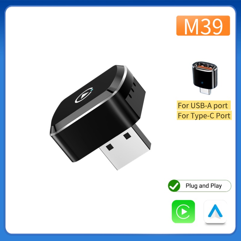 Smartwatch Universal - CarPlay Android Auto Wireless Adapter USB