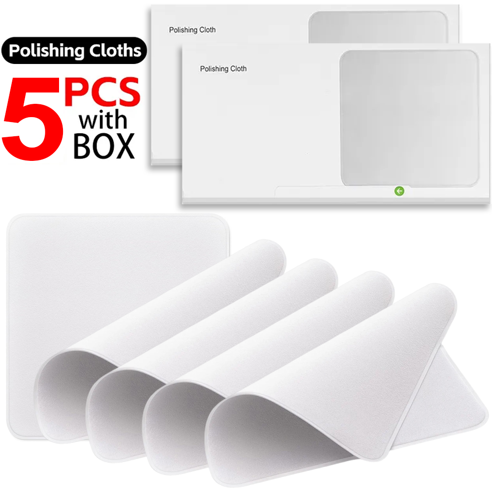 Smartwatch Universal - 1-5pcs Universal Polishing Cloths with Box