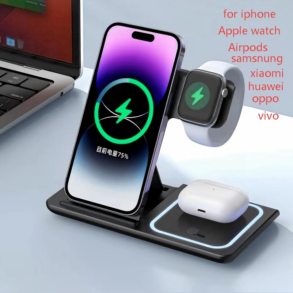 Smartwatch Ac - Wireless Charger Holder Stand 3 in