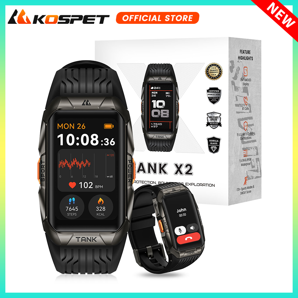 Smartwatch Faces - KOSPET TANK X2 Smart Watch For