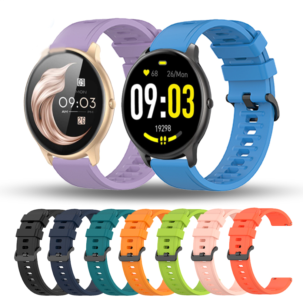 Solo Loop Strap - Silicone Strap For AGPTEK LW11 Smartwatch