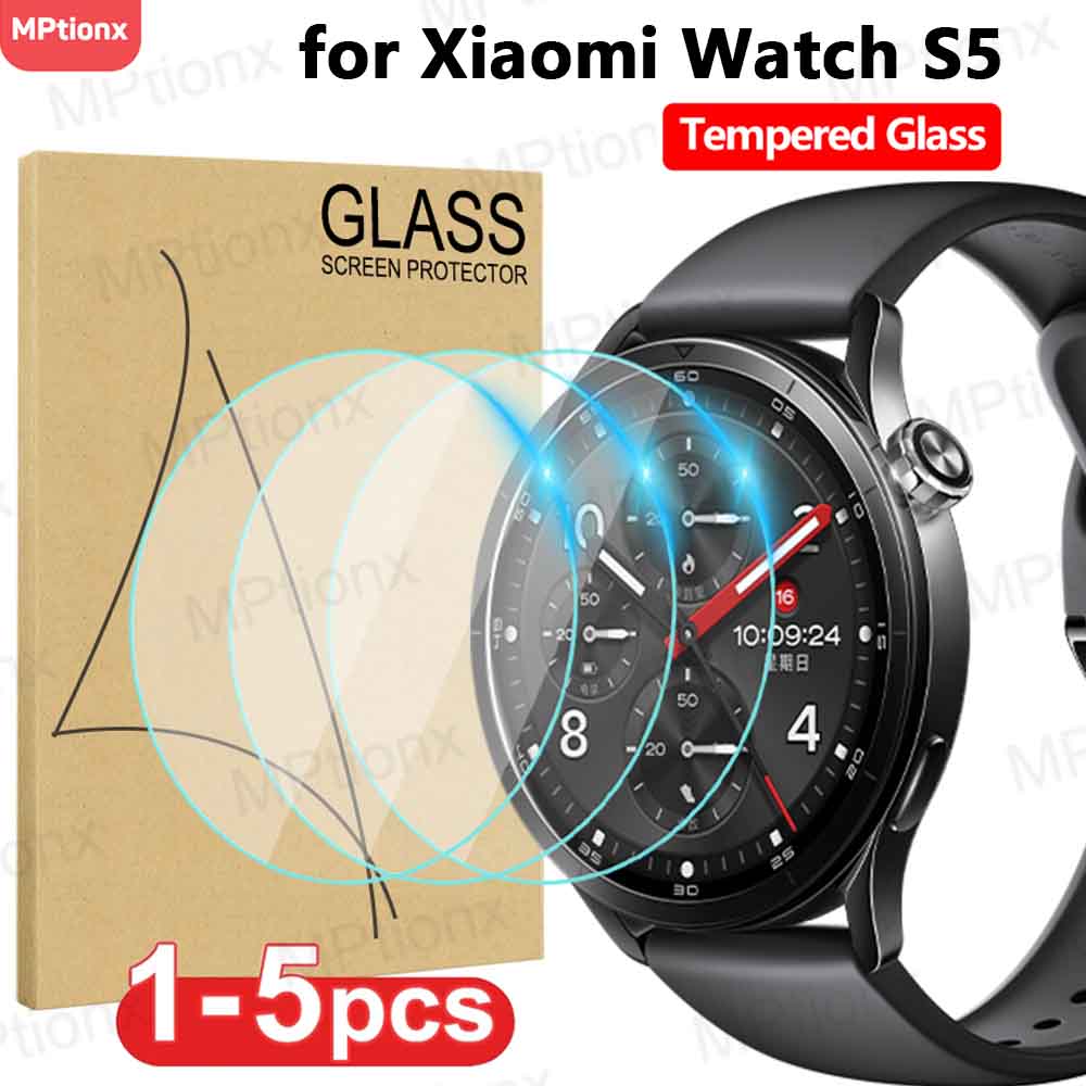 Watch Face Protector - Tempered Glass for Xiaomi Watch S5