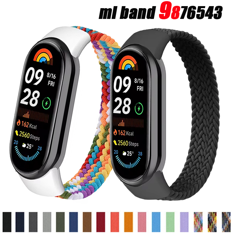 Solo Loop Strap - Strap for Mi Band 9/8/7/6/5/4/3 accessories
