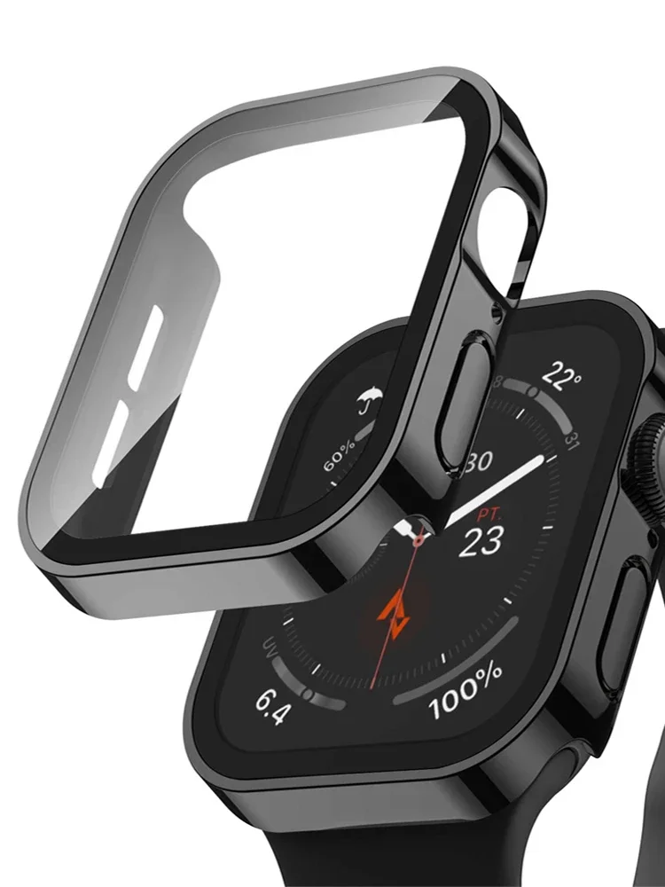 Smartwatch Watch Accessories For Women - Glass+cover For Apple Watch case series