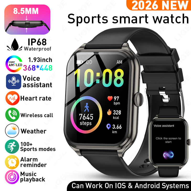 Smartwatch X12 - LIGE Voice Calling Smart Watch Ultra