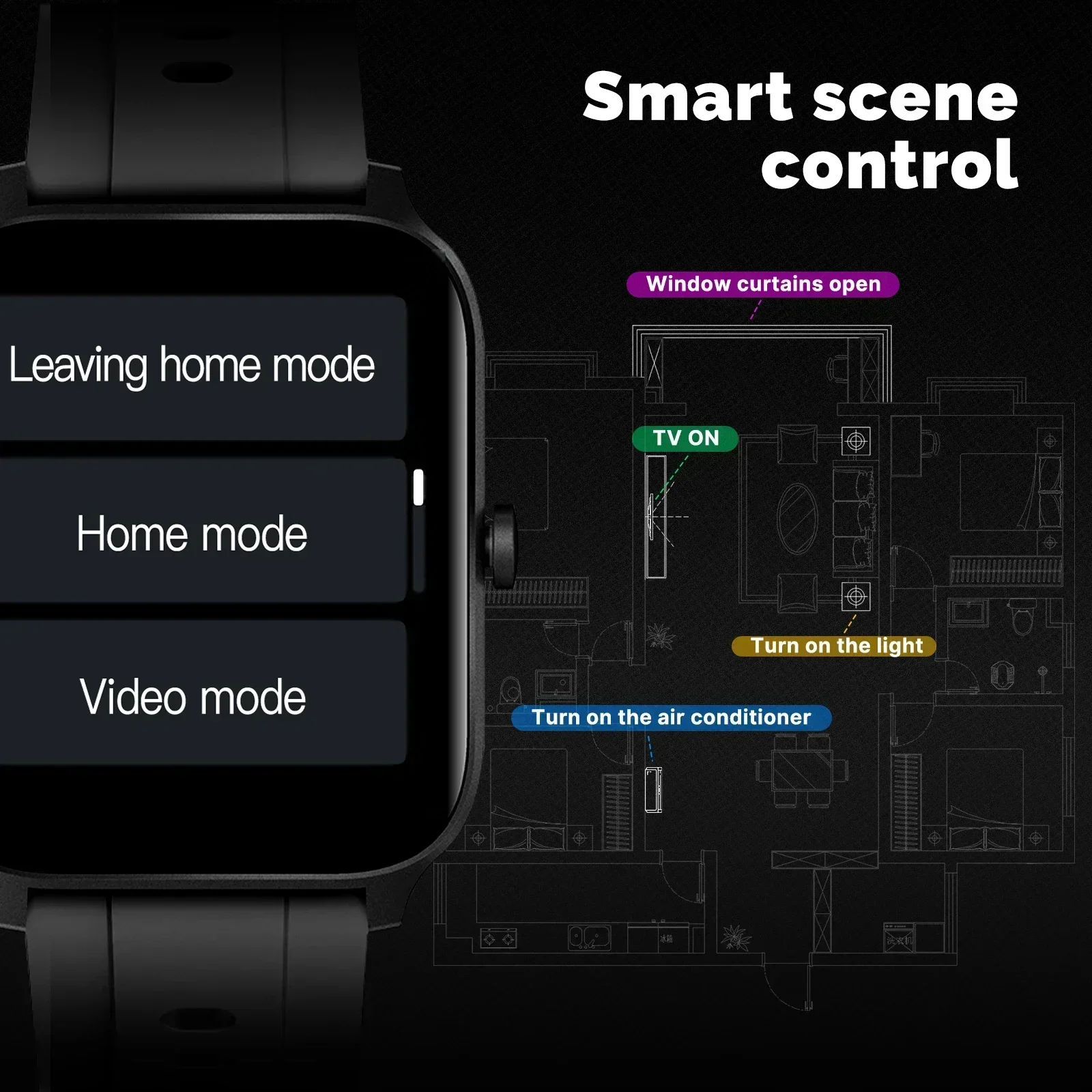 MOES Smart Watch Alexa Built-i - Smartwatch Faces recension och pris