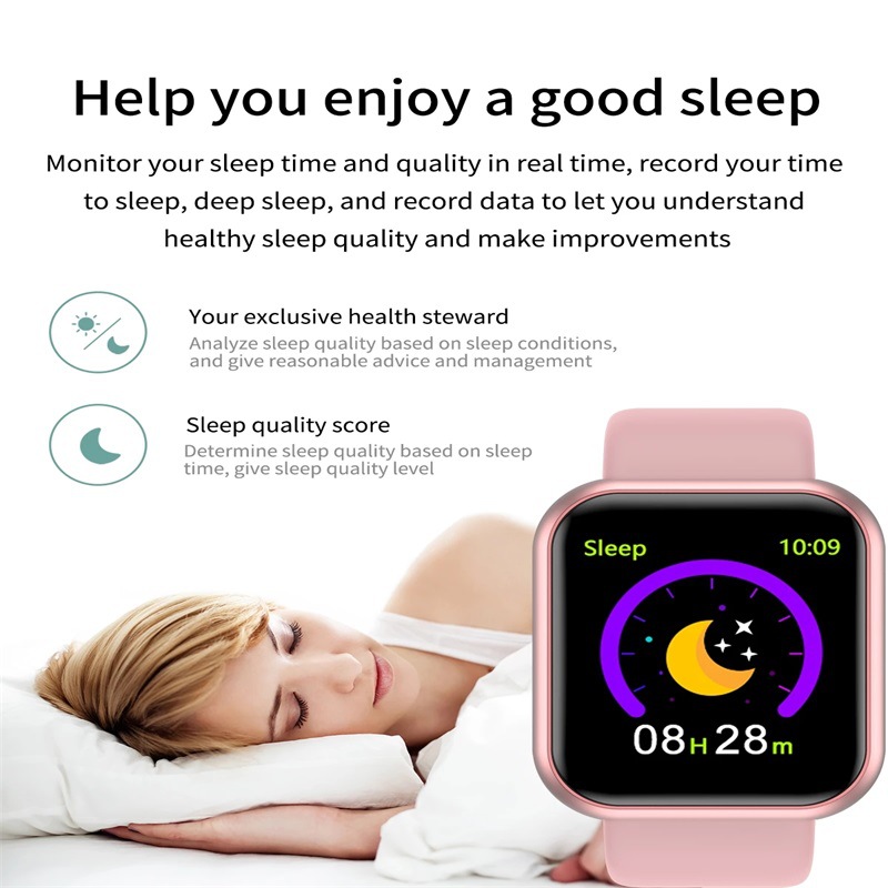 Y68 Smart Watch Men Women Hear - Smartwatch X12 recension och pris