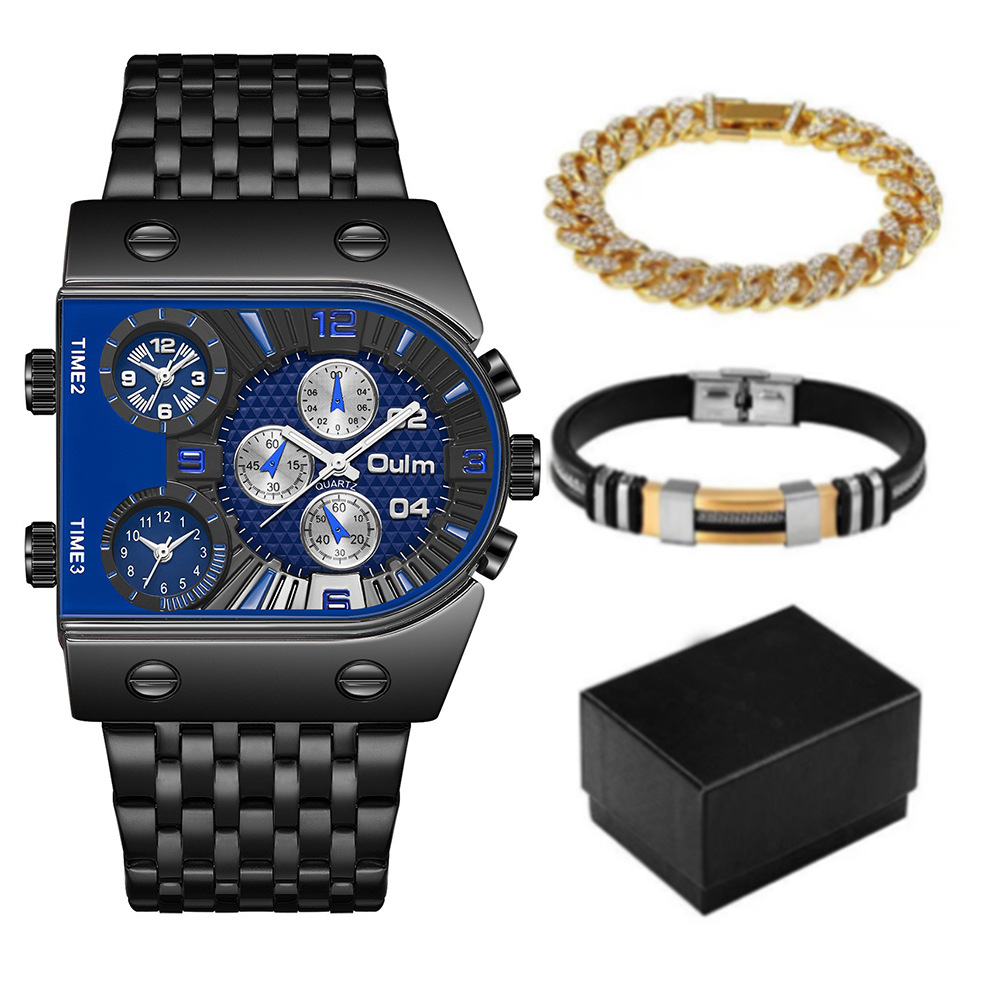 Men's luxury rectangular gold  - Smartwatch Faces recension och pris