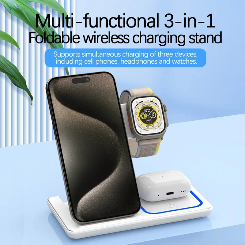4 In 1 Wireless Charging Stati - Smartwatch Ac recension och pris