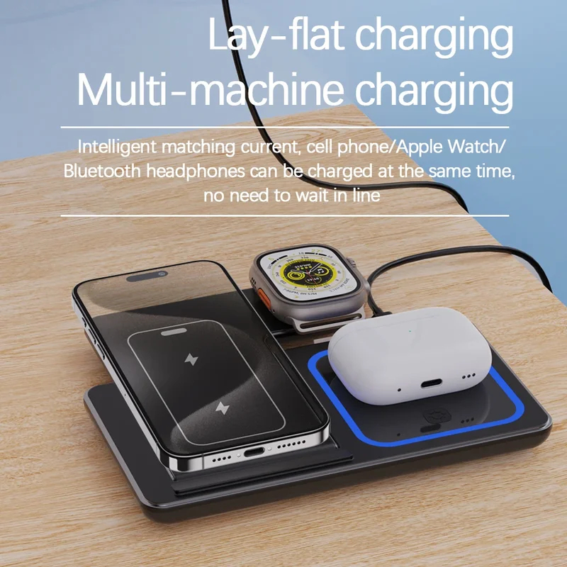 4 In 1 Wireless Charging Stati - Smartwatch Ac recension och pris