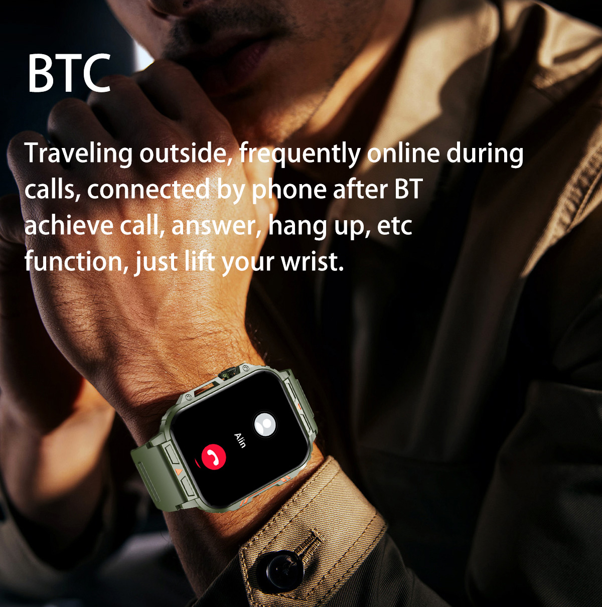 1.91 Outdoor Military Smart Wa - Smartwatch Faces recension och pris