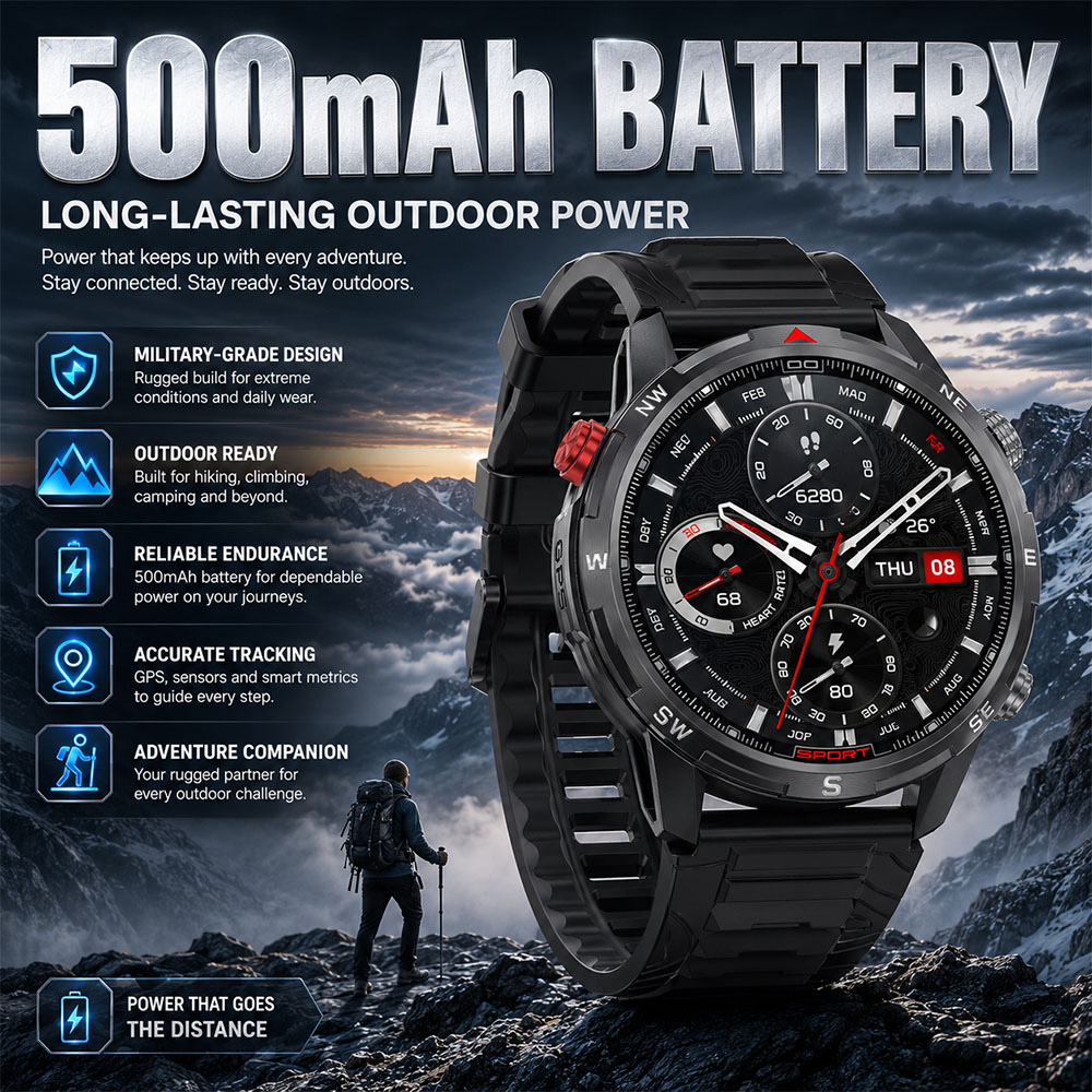 Multifunctional Sports GPS Sma - Smartwatch Faces recension och pris