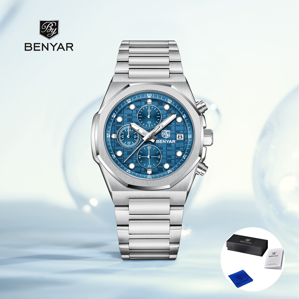 2025 New BENYAR Men's Watches  - Accessories With Watch recension och pris