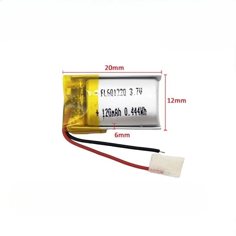 New 3.7V 120mAh 601220 Li-Po R - Smartwatch Headset recension och pris