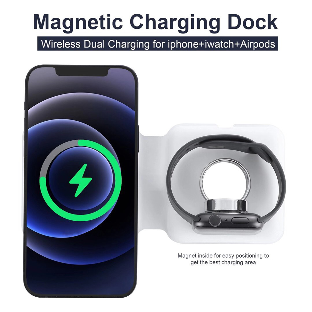 2IN1 Magnetic Wireless Charger - Smartwatch X recension och pris