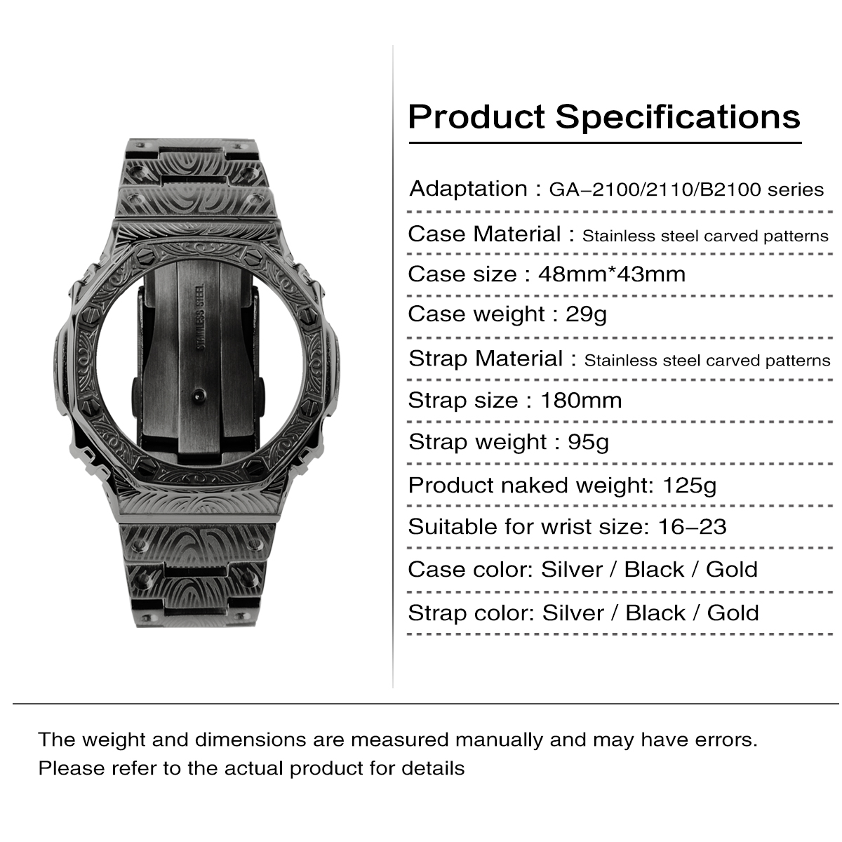 Adapt to GA-2100 2110 B2100 mo - Smartwatch Store recension och pris