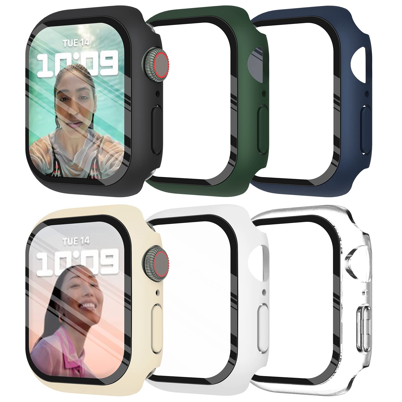 Tempered Glass+cover For Apple - Smartwatch Icon recension och pris