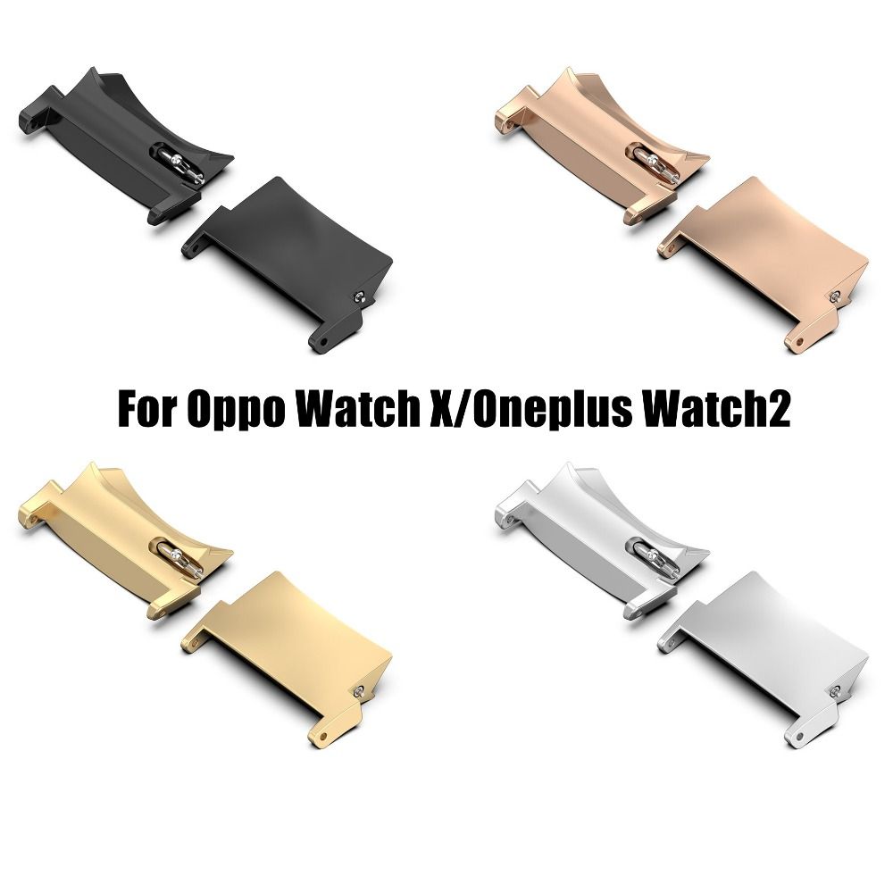 New 2Pcs Metal Strap Adapter W - Smartwatch X recension och pris