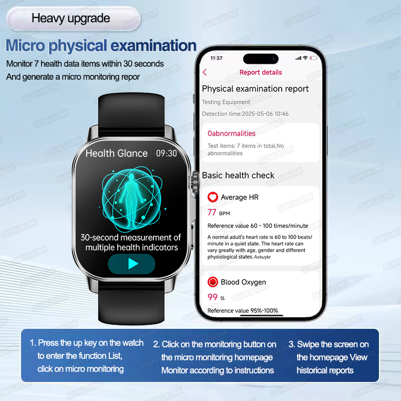 New Men Emotion Diagnosis Smar - Android Smartwatch Accessories recension och pris