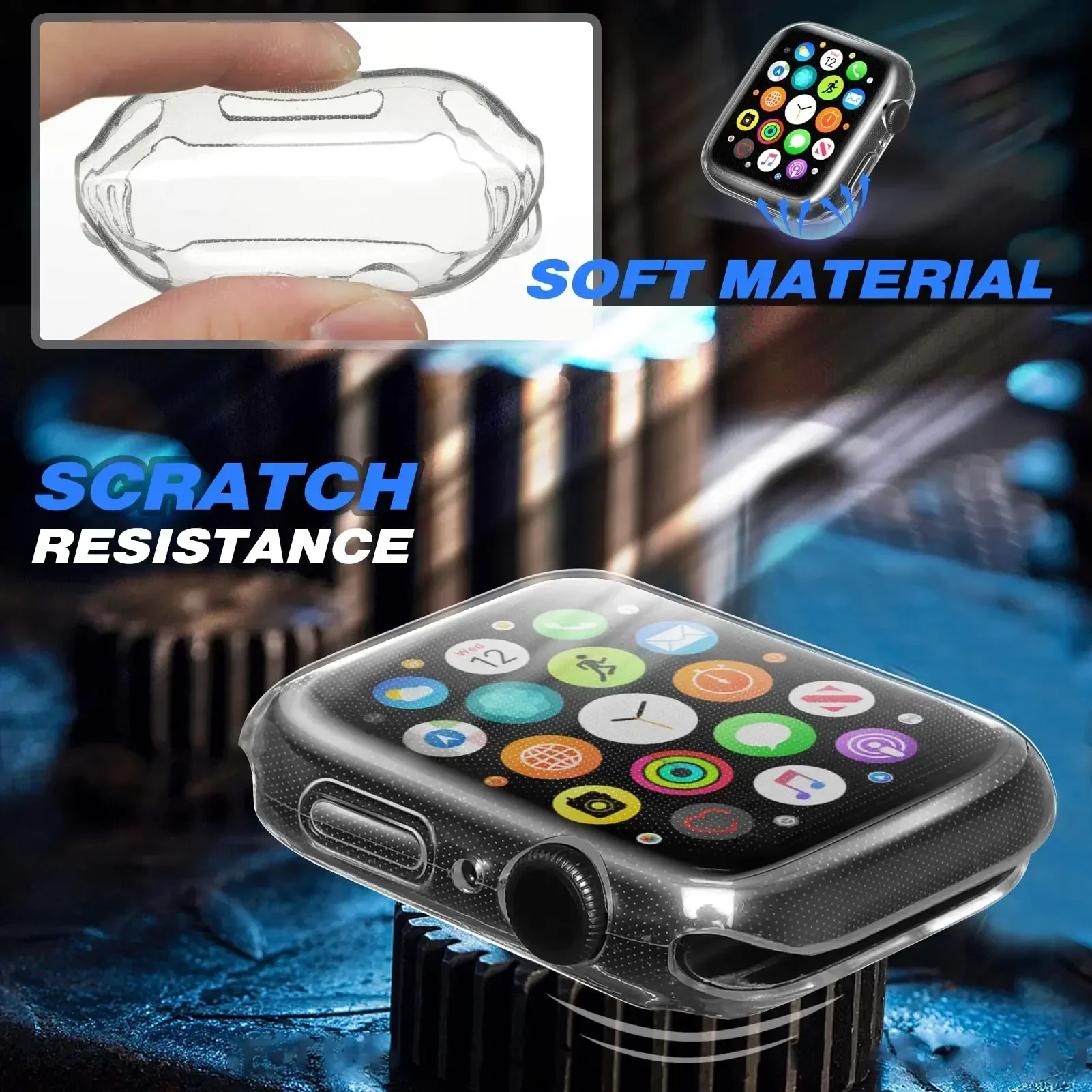 Cover For Apple Watch Case 44m - Smartwatch Watch Accessories For Women recension och pris