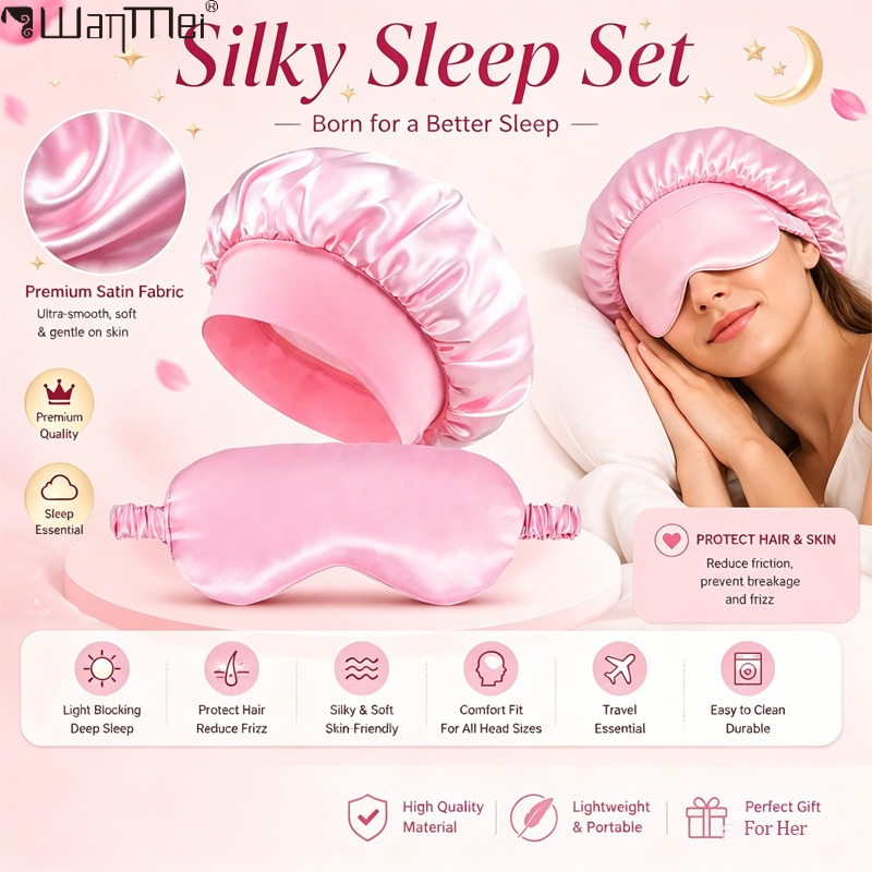  Satin Bonnet Sleep Eye Mask  - Milanaise Mesh Band recension och pris