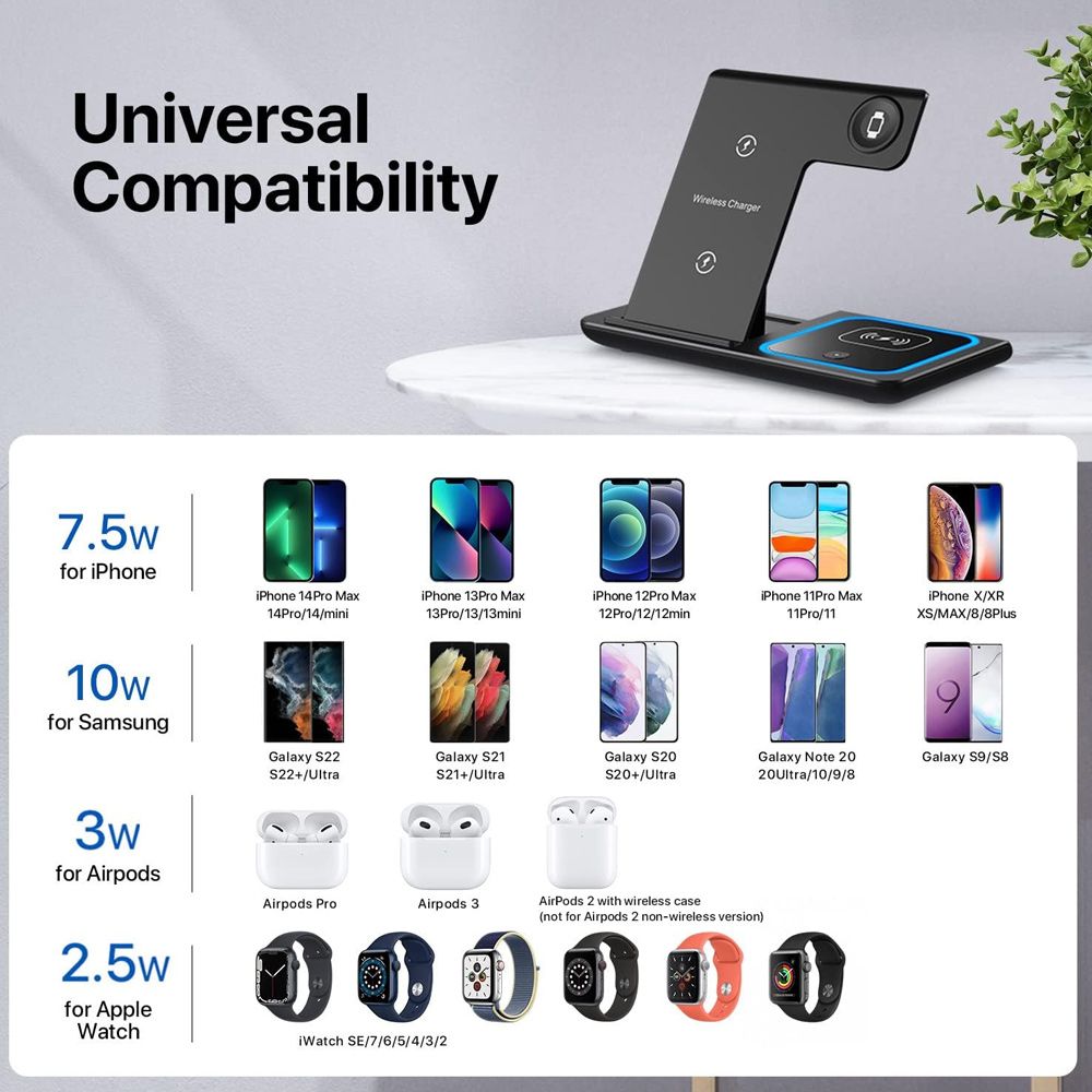 Wireless Charger Holder Stand  - Smartwatch Ac recension och pris