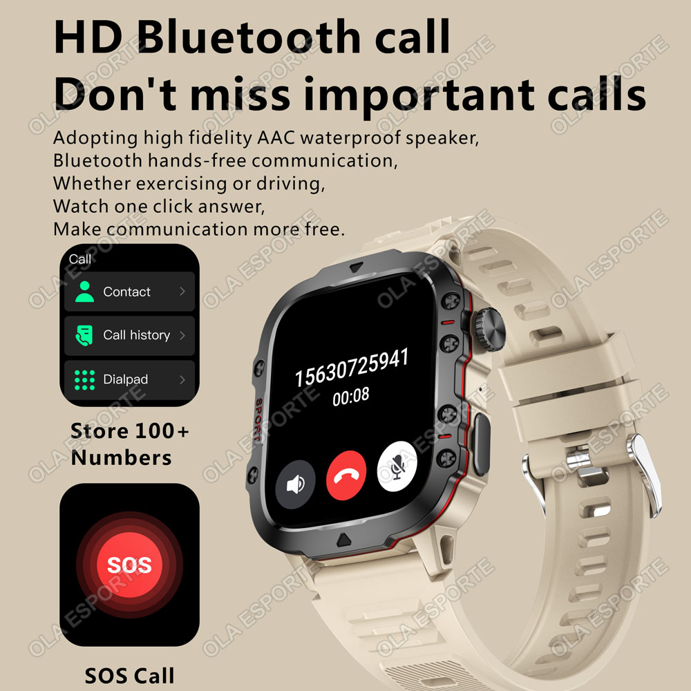 2025 New Military Smart Watch  - Smartwatch Faces recension och pris