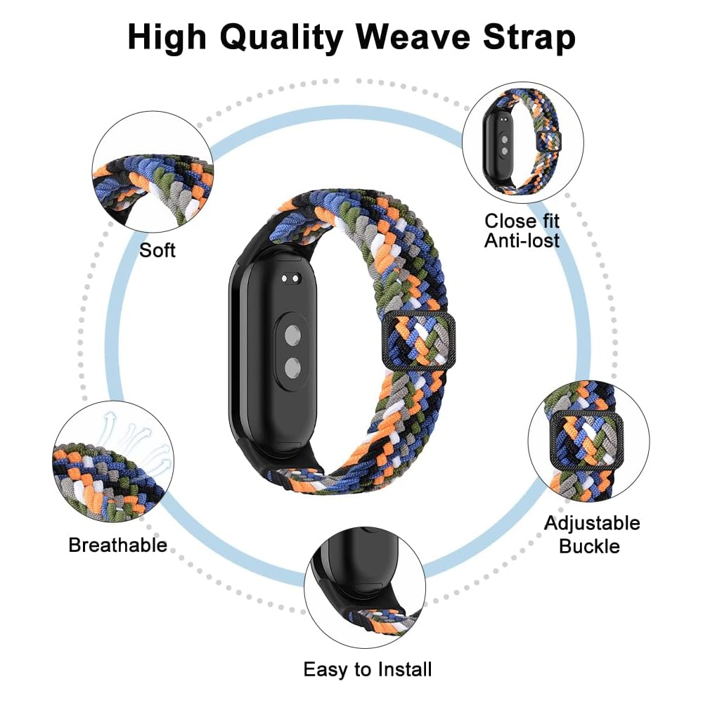 Strap for Xiaomi Mi Band 10 8  - Solo Loop Strap recension och pris