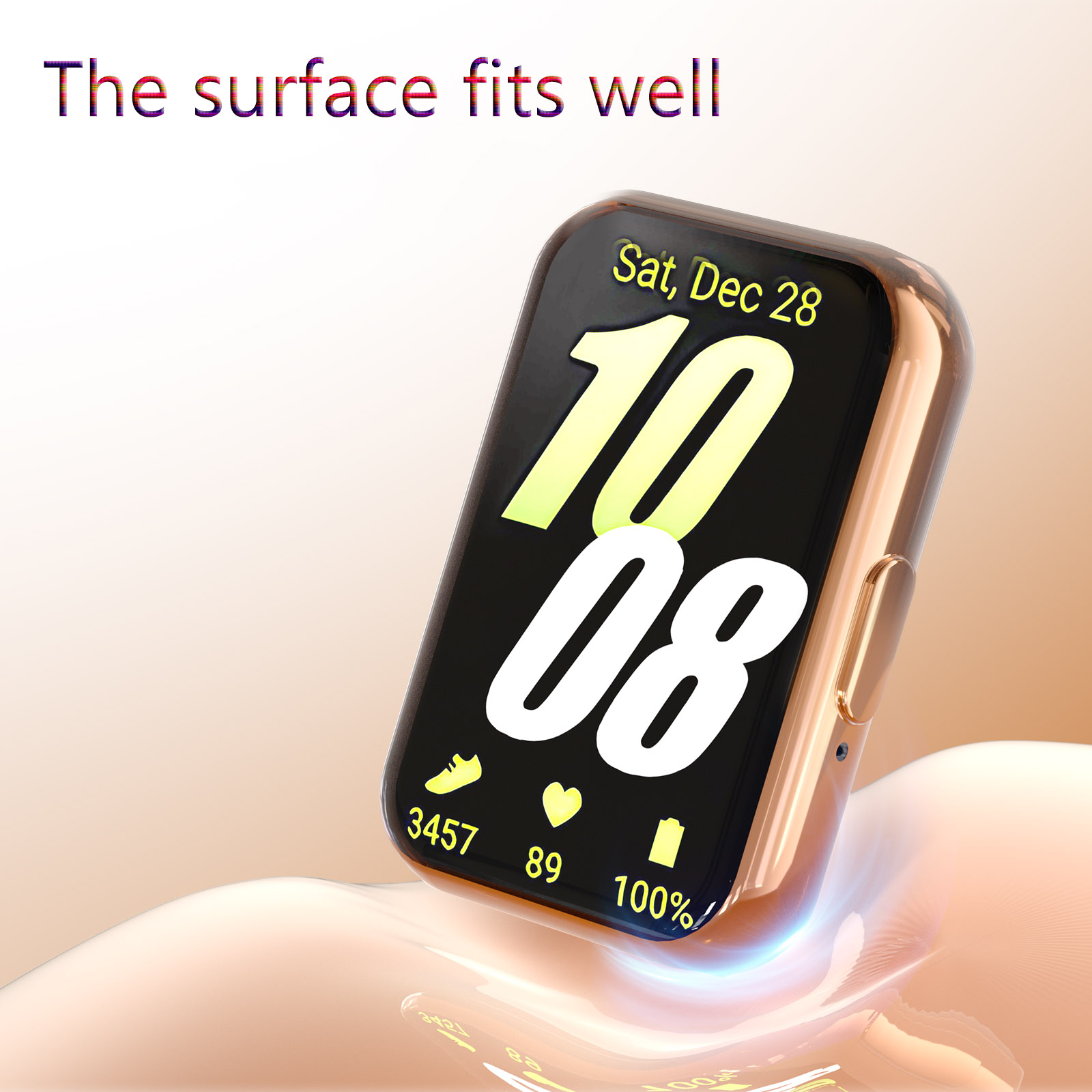 Cover for Samsung Galaxy Fit 3 - Smartwatch Watch Accessories For Women recension och pris