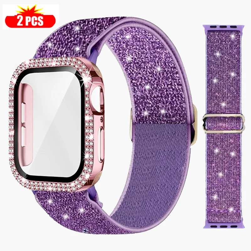 Band+Case for Apple Watch 45mm - Smartwatch Watch Accessories For Women recension och pris