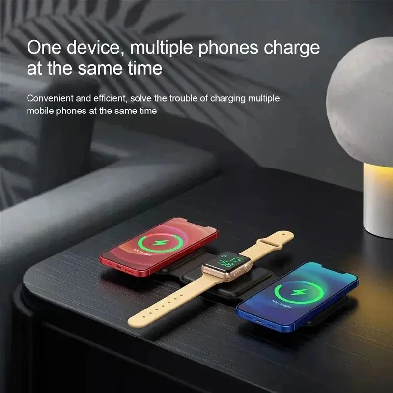 3 In 1 Magnetic Portable Wirel - Smartwatch Ac recension och pris