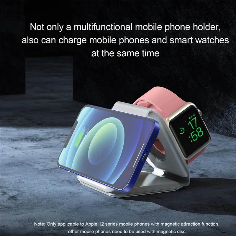 3 In 1 Magnetic Portable Wirel - Smartwatch Ac recension och pris