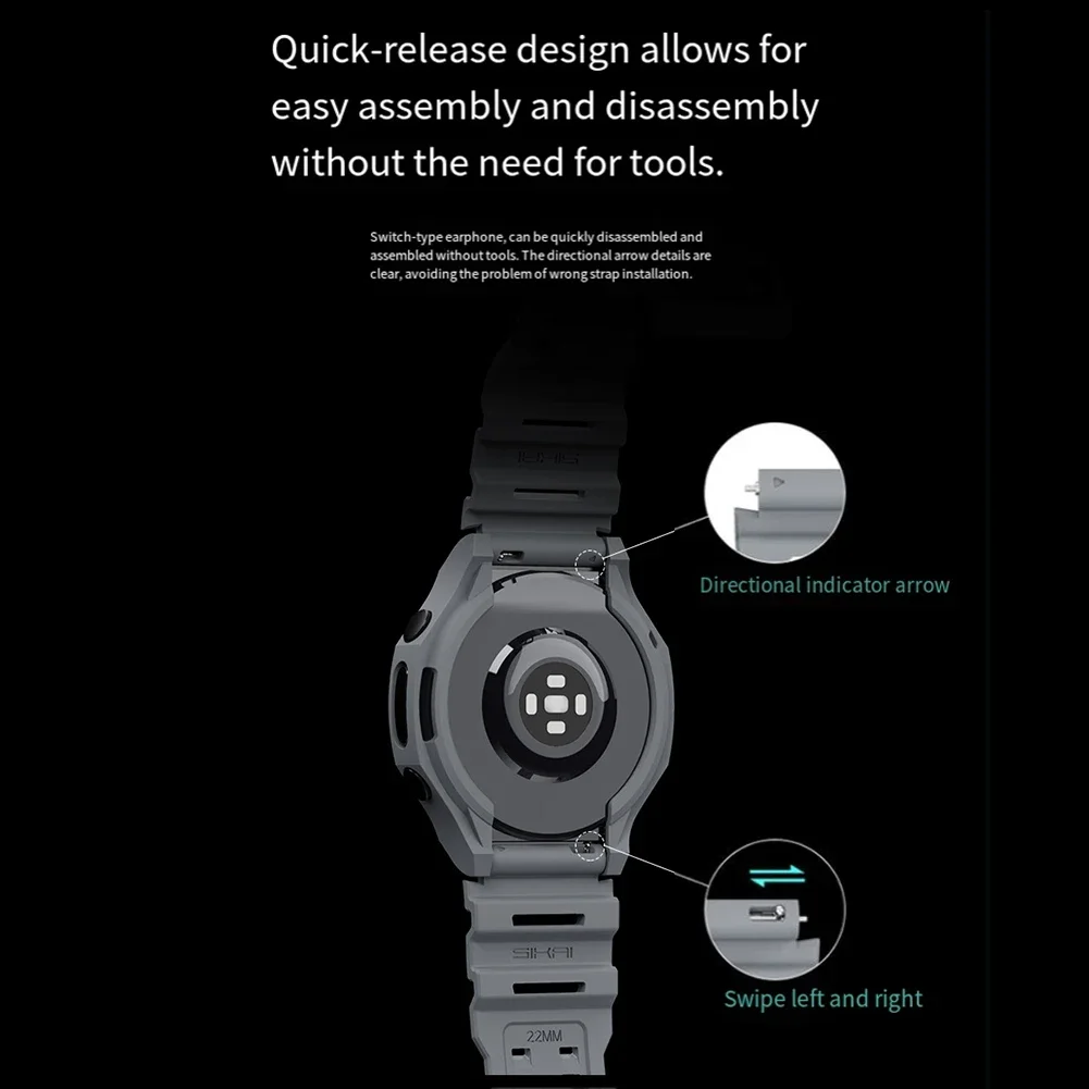 Silicone Straps For Samsung Fo - Android Smartwatch Accessories recension och pris