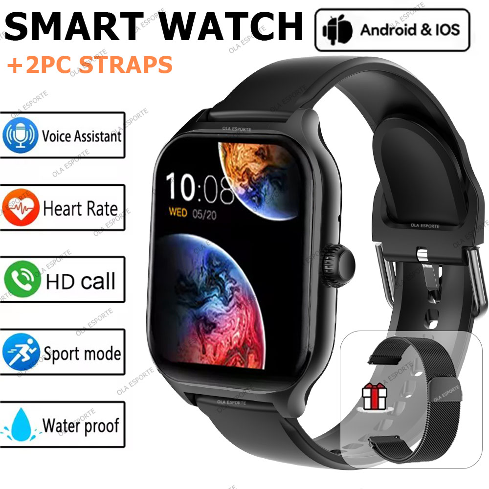+2PCS Smart Watch Men Bluetoot - Smartwatch X12 recension och pris