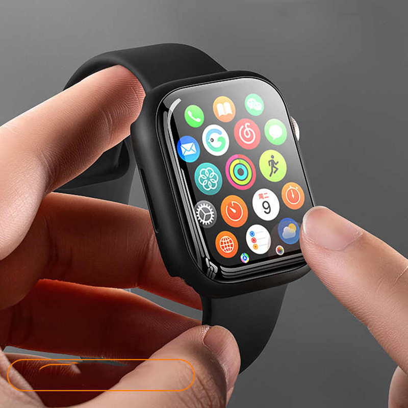 Tempered Glass+Cover For Apple - Watch Face Protector recension och pris