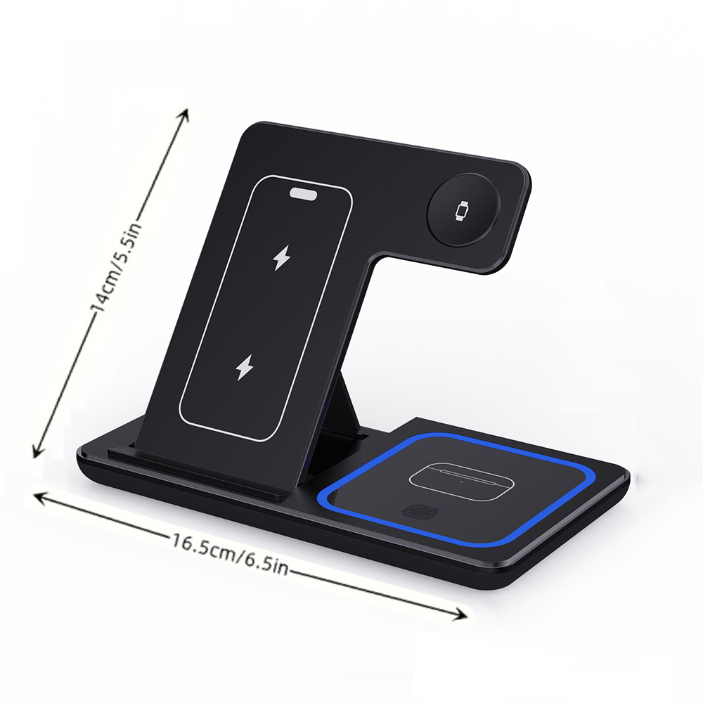 15W 3 in 1 Wireless Charger St - Smartwatch Ac recension och pris