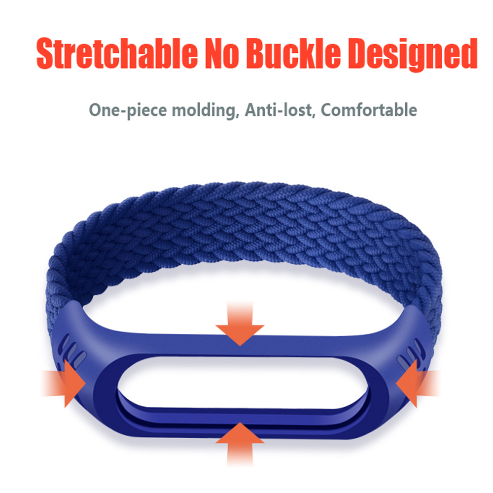 Strap for Mi band 7 6 5 Nylon  - Solo Loop Strap recension och pris