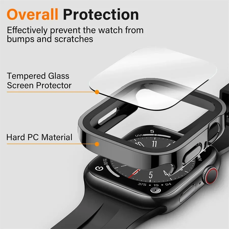 Glass+cover For Apple Watch ca - Smartwatch Watch Accessories For Women recension och pris