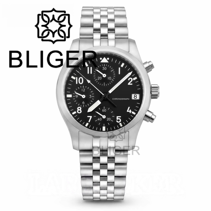 BLIGER Full Black Brushed 38mm - Accessories With Watch recension och pris
