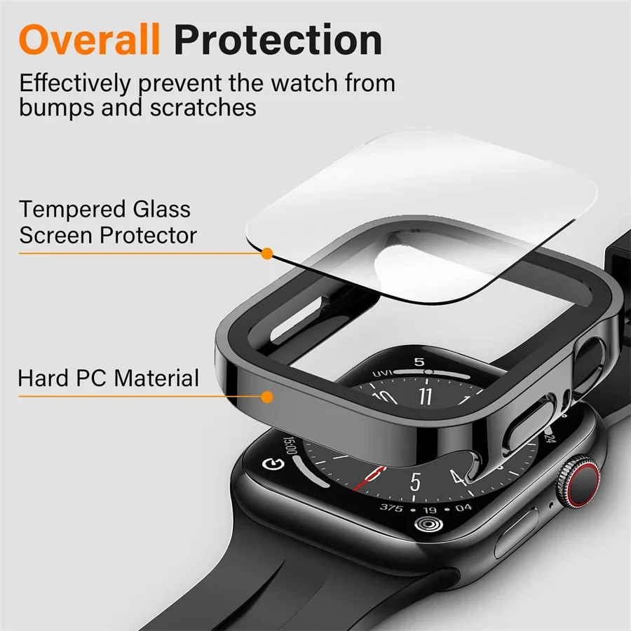 Glass+cover For Apple Watch ca - Smartwatch Watch Accessories For Women recension och pris