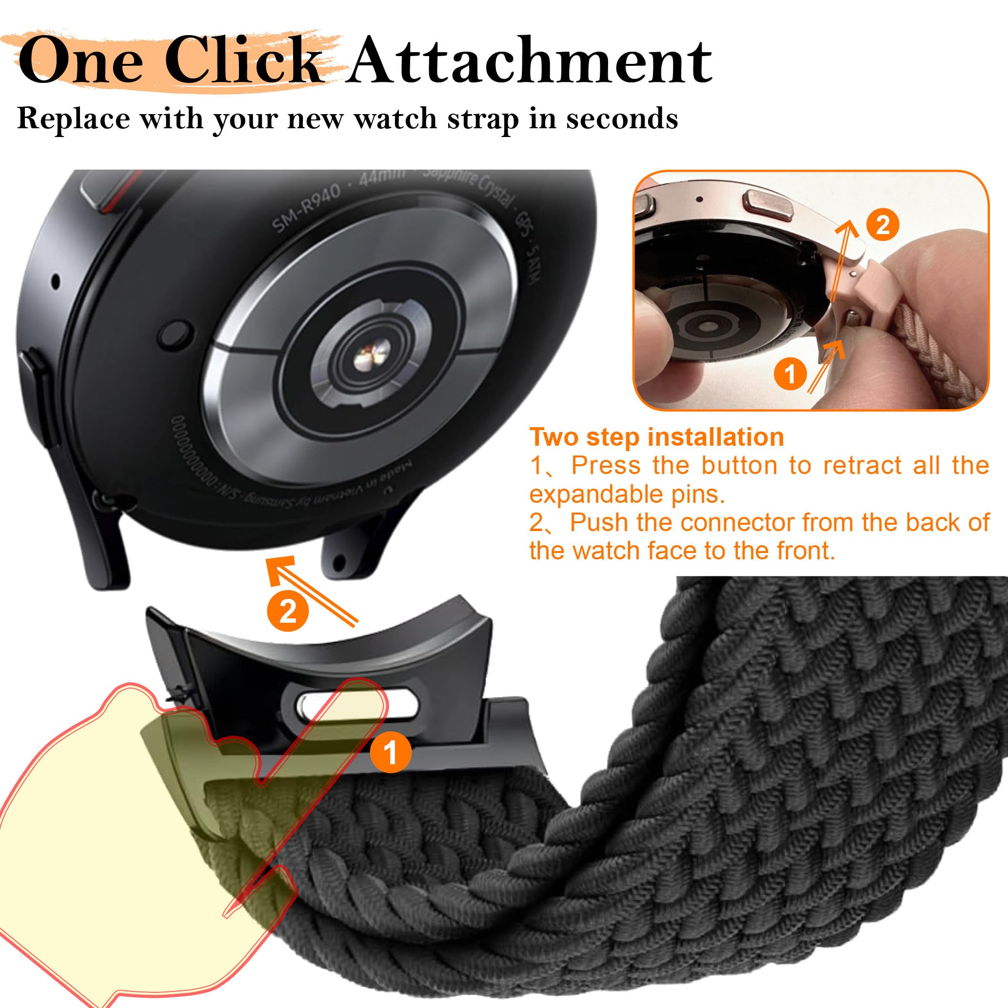 Braided Band For Samsung Galax - Solo Loop Strap recension och pris