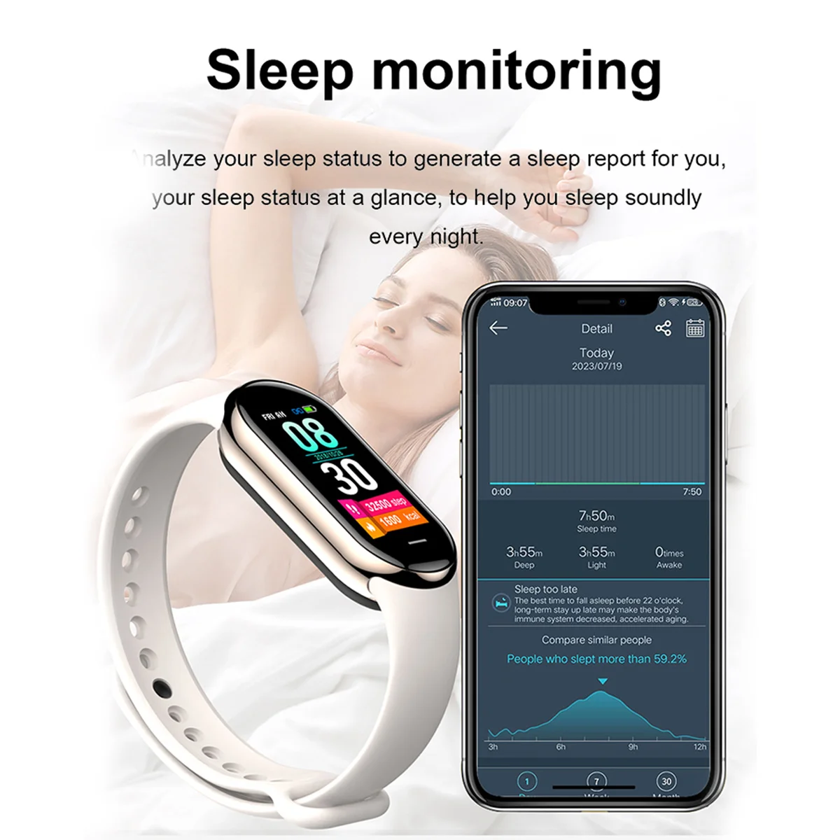 New Original Small M8 Band Sma - Android Smartwatch Accessories recension och pris