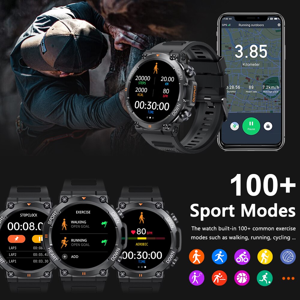 MEVADEN 1.39 inch HD Bluetooth - Smartwatch Faces recension och pris