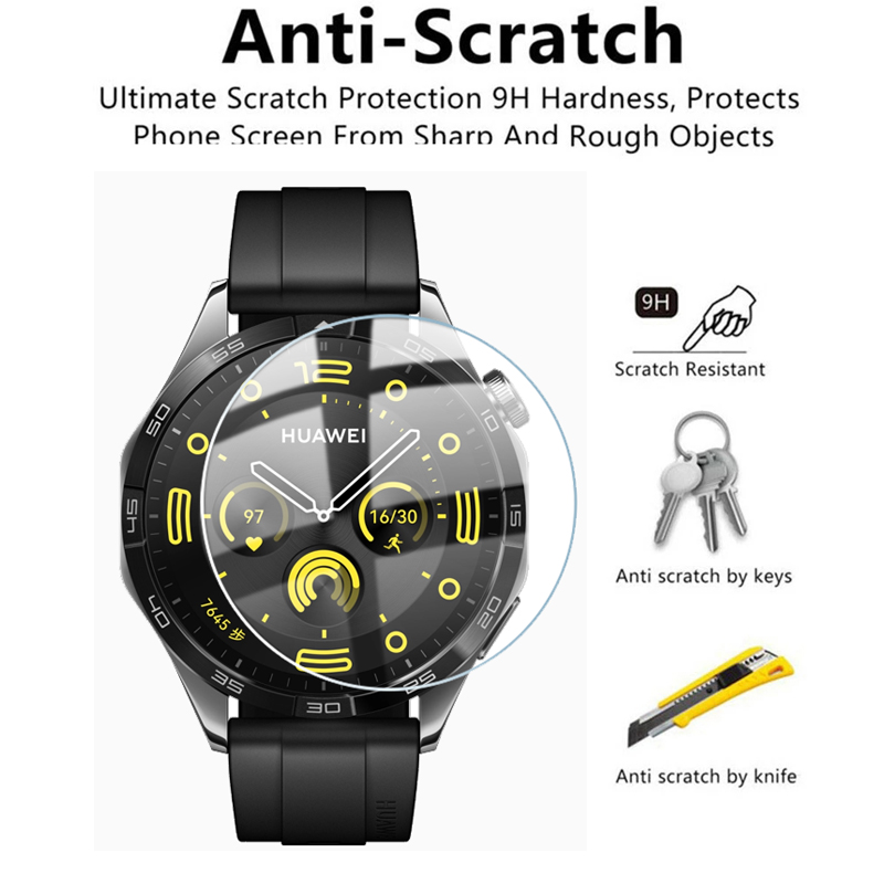 HD Tempered Glass Film For Hua - Watch Face Protector recension och pris