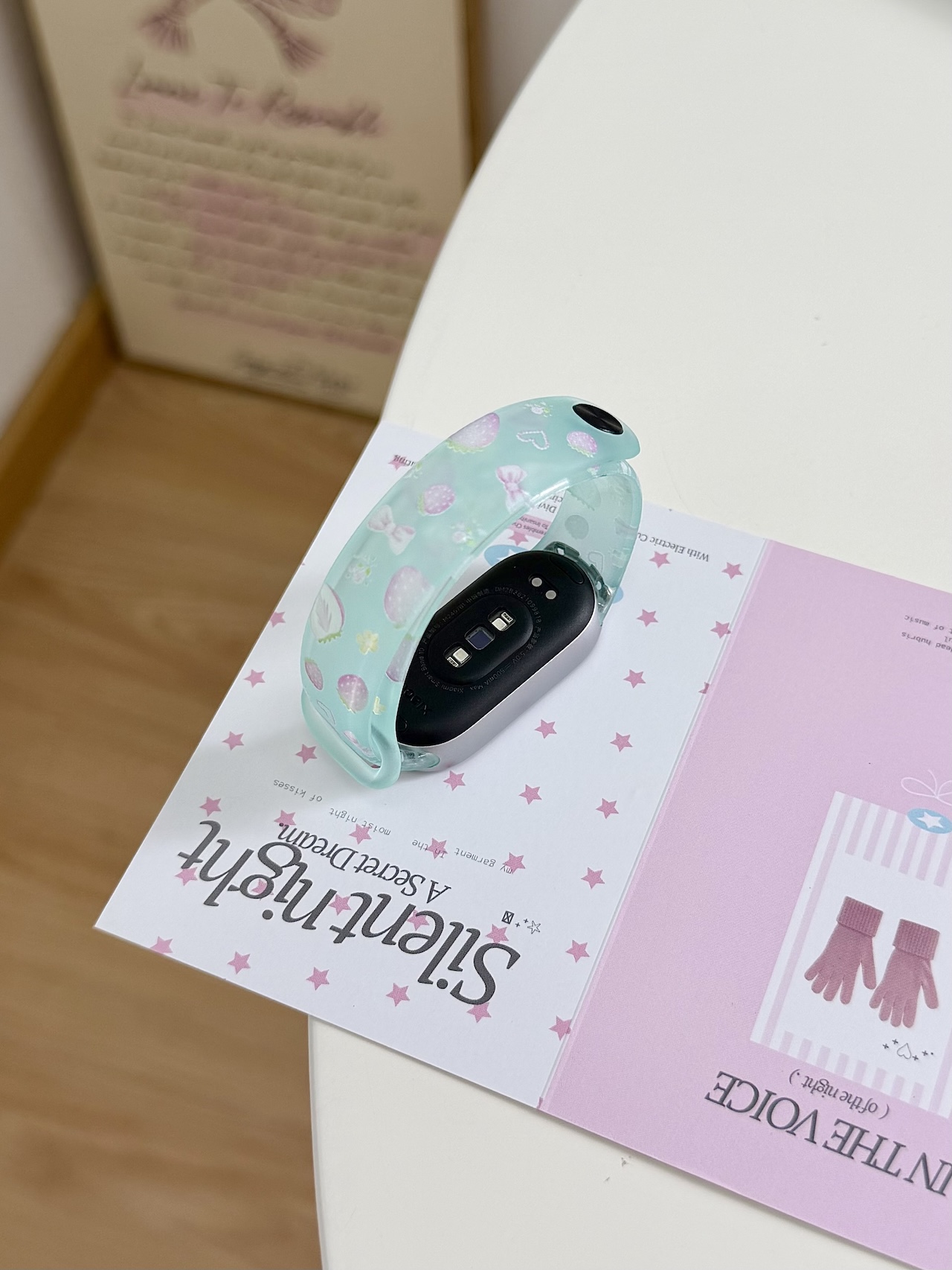 Super Cute Strawberry Bow Prin - Android Smartwatch Accessories recension och pris