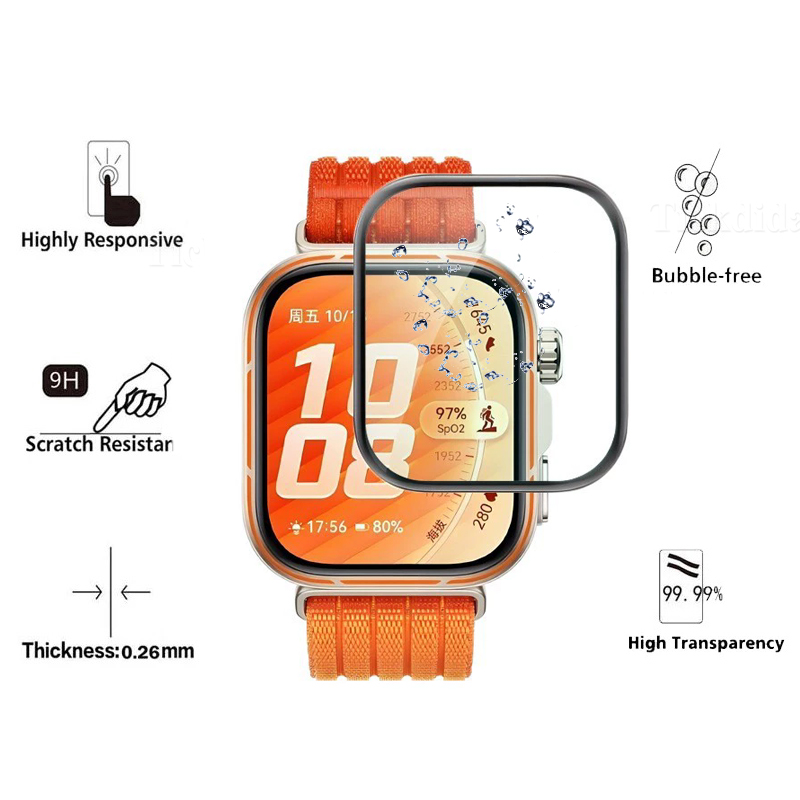 Soft Tempered Glass for Huawei - Huawei Smartwatch Accessories recension och pris