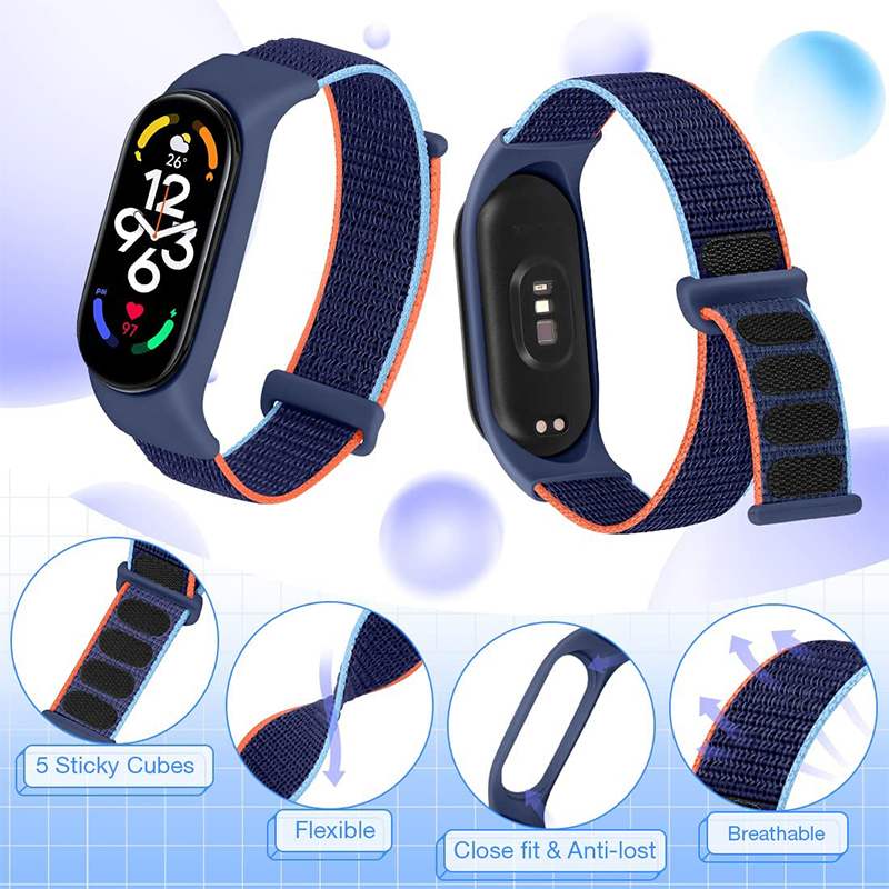Nylon loop For Xiaomi Mi Band  - Smartwatch Watch Accessories For Women recension och pris