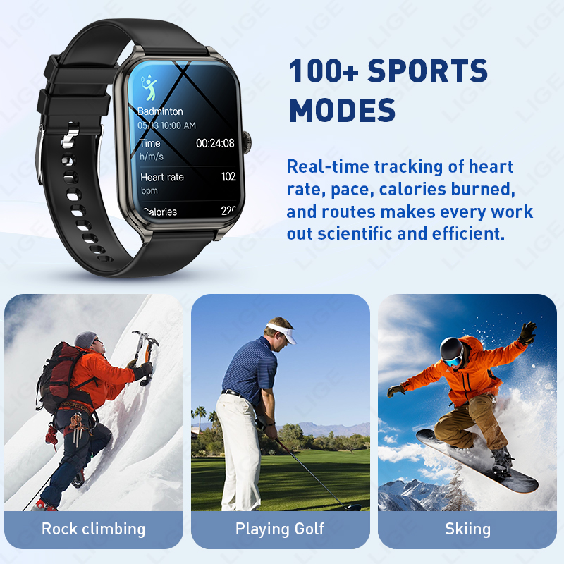 LIGE Voice Calling Smart Watch - Smartwatch X12 recension och pris